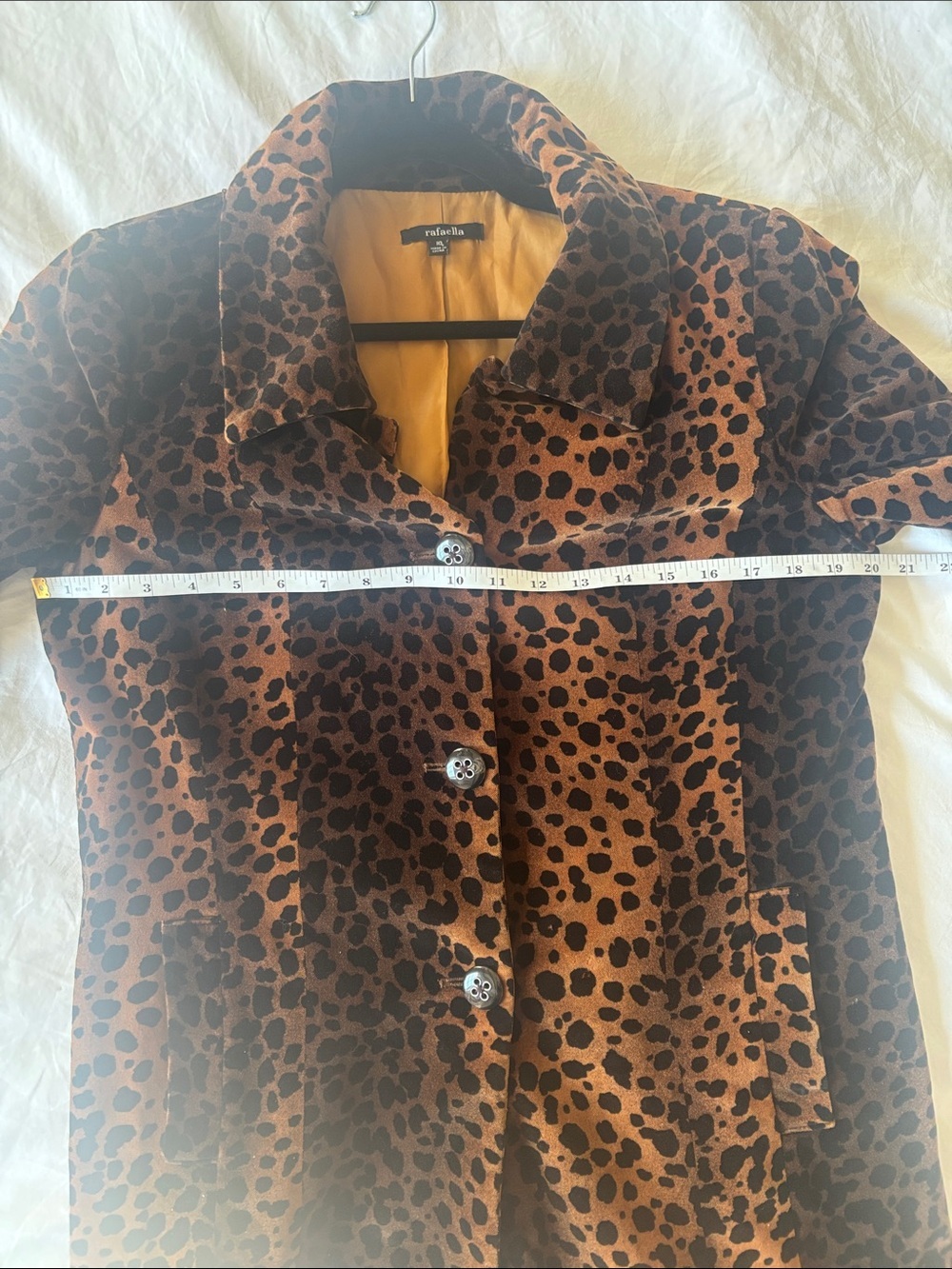 Vintage Rafaella Cheetah Print Jacket, 10 - Picture 7 of 9